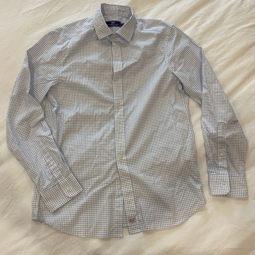 Vineyard Vines Calabash Classic Fit Check Button-Down Shirt Men's Small NWOT